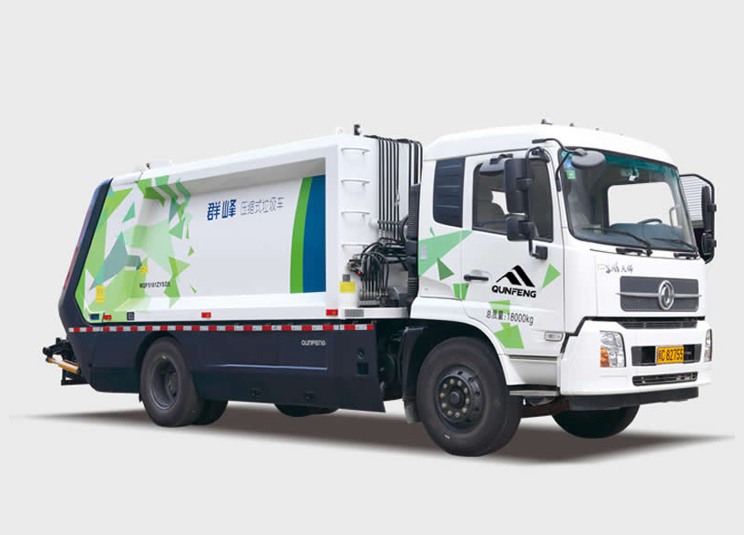 Rear Compact Garbage Truck