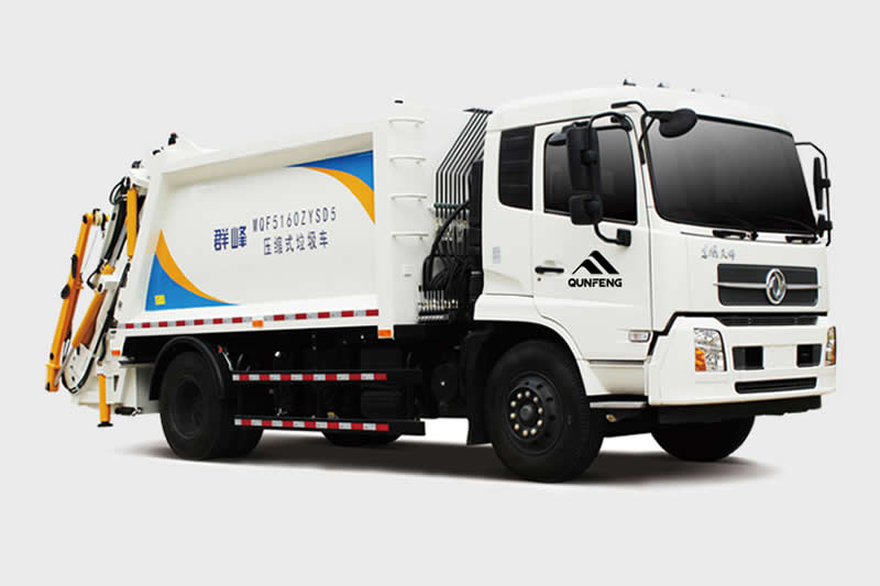 Rear Loading Garbage Compaction Truck