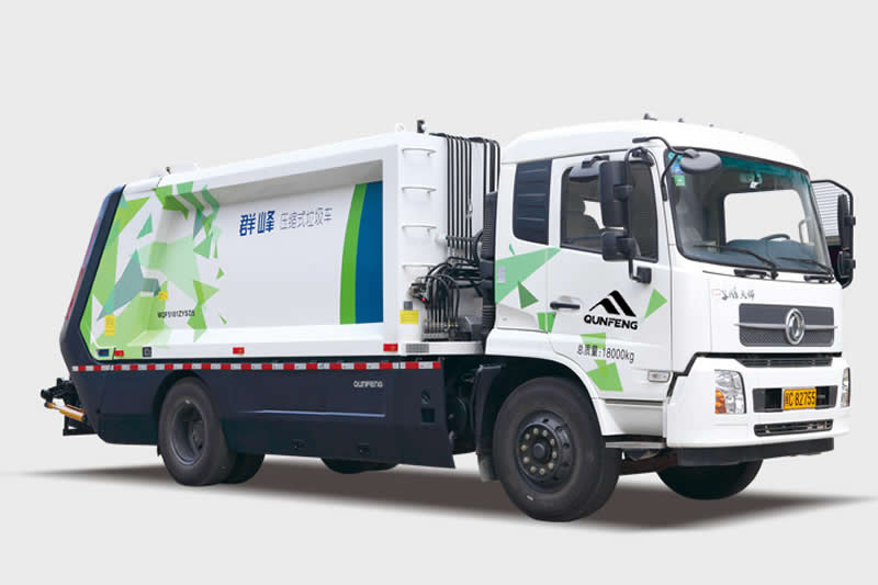 Rear Compact Garbage Truck
