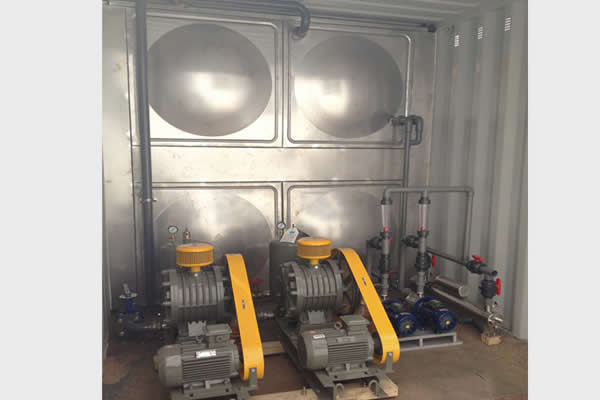 Containerized Sewage Treatment Plant, A+MBR